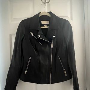 Michael Michael kors leather jacket size Small